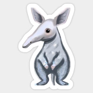Cute Aardvark Drawing Sticker